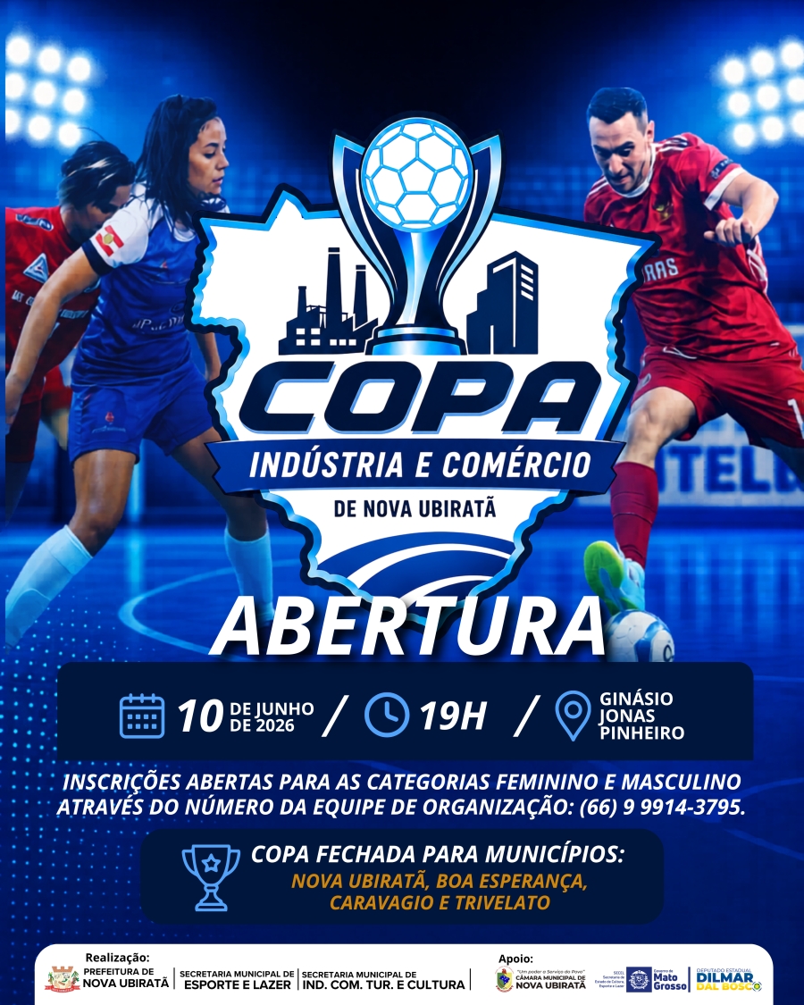 Nova Ubiratã realizará a Copa Indústria e Comércio e o Campeonato Perna de Pau 2026 Foto83492