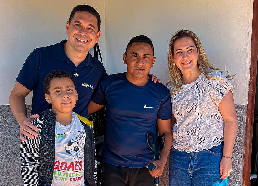 Programa idealizado por Brendo Braga e Daniela Marsola garante auxílio-moradia e transforma a realidade de famílias Foto80506