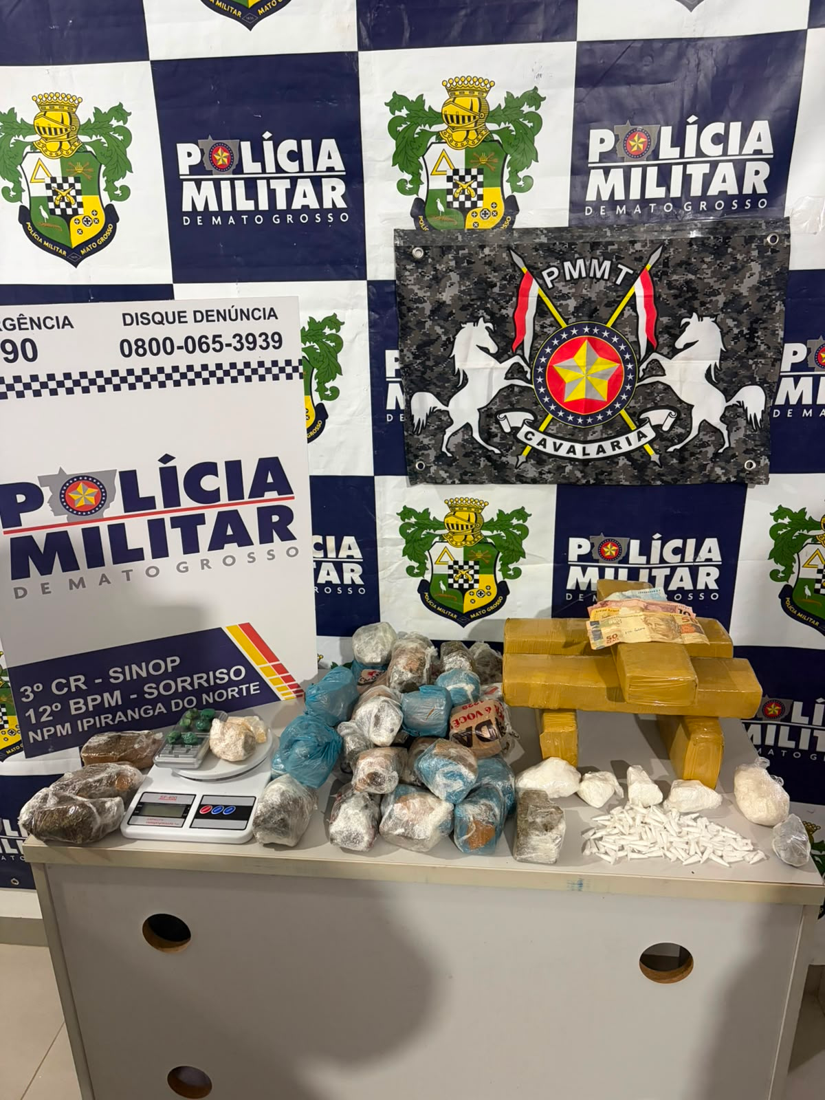 PM prende quatro suspeitos e apreende drogas em Itanhangá e Ipiranga do Norte Foto64712