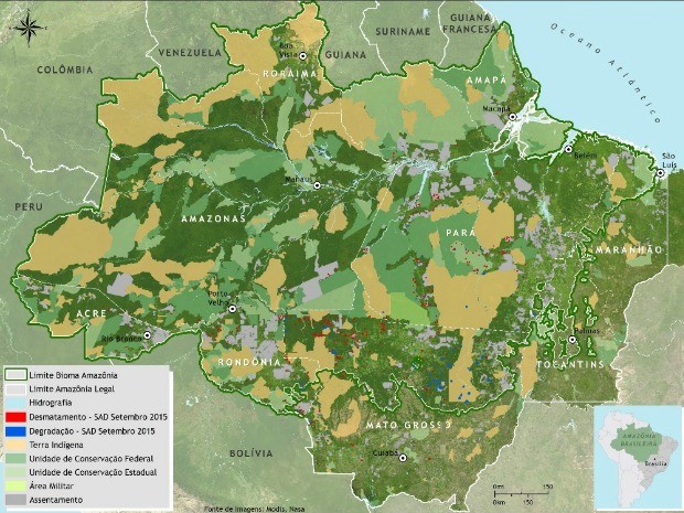 Mato Grosso lidera ranking de desmatamento da Amazônia Legal Foto44170