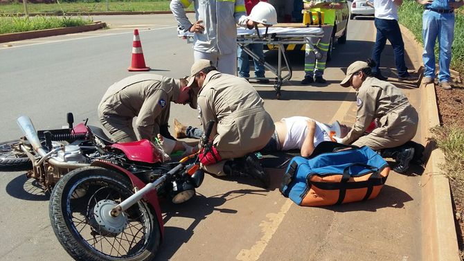 Motociclista é encontrado caído às margens da BR-163 em Sorriso Foto75541