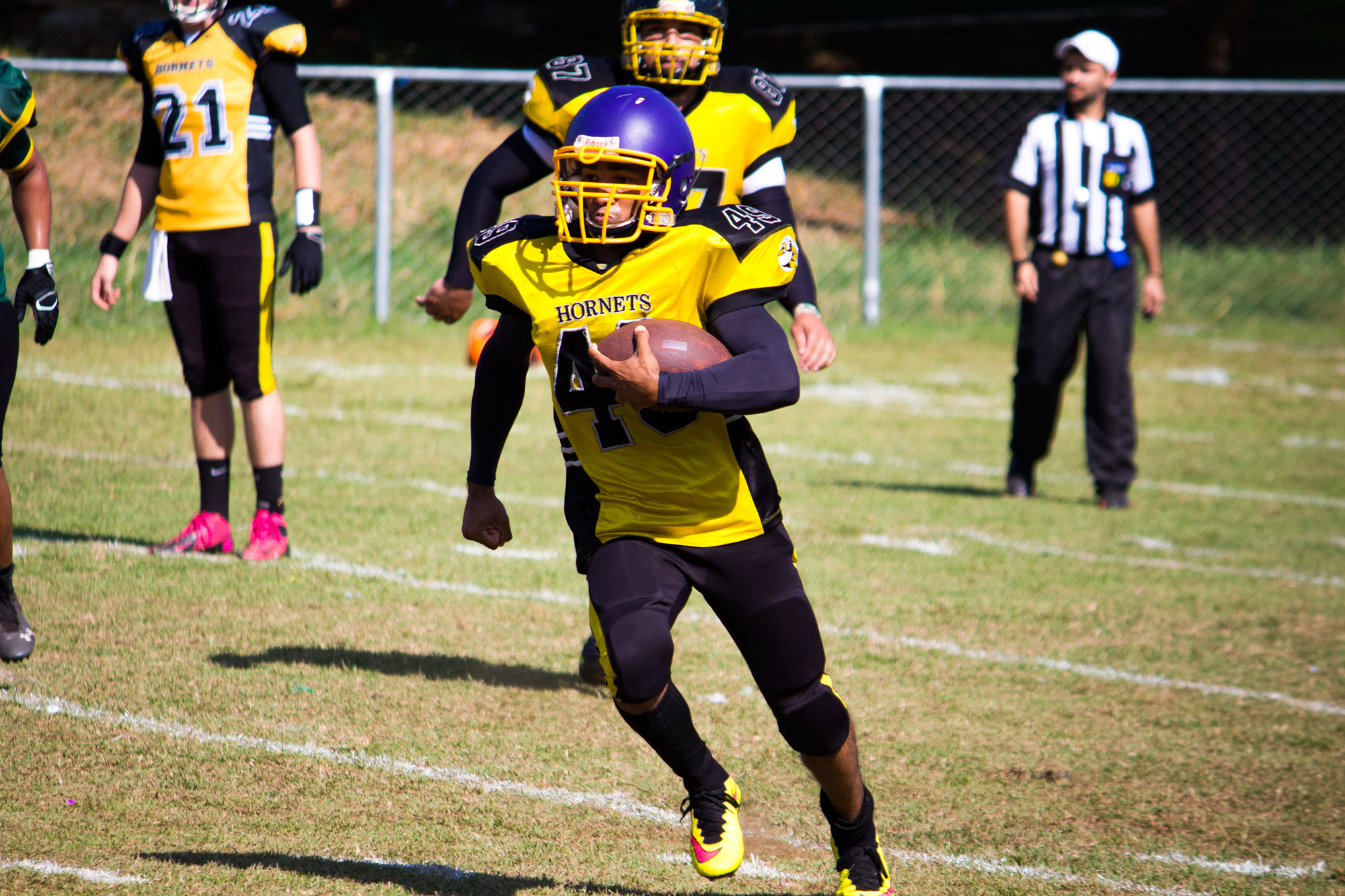 Sinop Coyotes e Sorriso Hornets decidem vaga para final do mato-grossense de futebol americano Foto30331