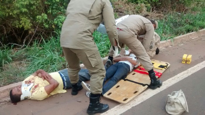 Capotamento de veículo deixa mulher e homem feridos em Sinop Foto38675