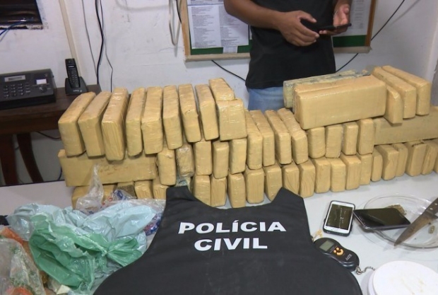 Irmãos presos com 50 kg de maconha atuavam como fornecedores em Sorriso e região; afirma delegado Foto68581