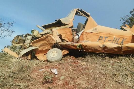 Avião agrícola cai em área rural da MT-491 e piloto morre Foto84688