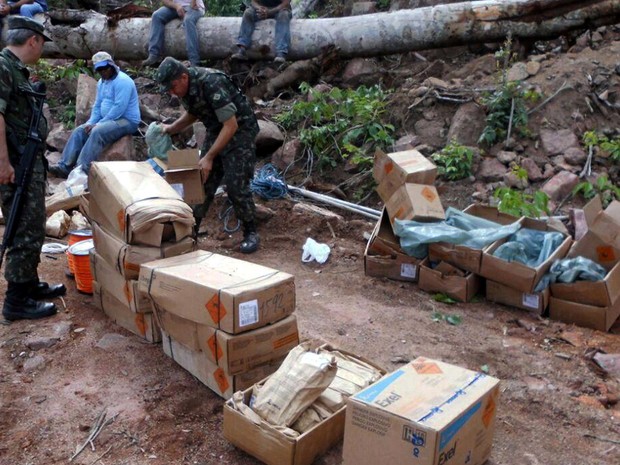 Exército apreende mais de 5 toneladas de explosivos em duas cidades de MT Foto48347
